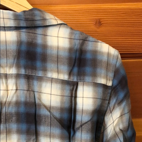 Vintage Ralph Lauren plaid tartan pocket relaxed flannel long sleeve button down - Picture 7 of 9